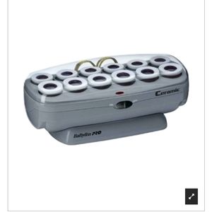 BabyLiss PRO Ceramic 12 Hot Roller Set with clips - like new, used twice